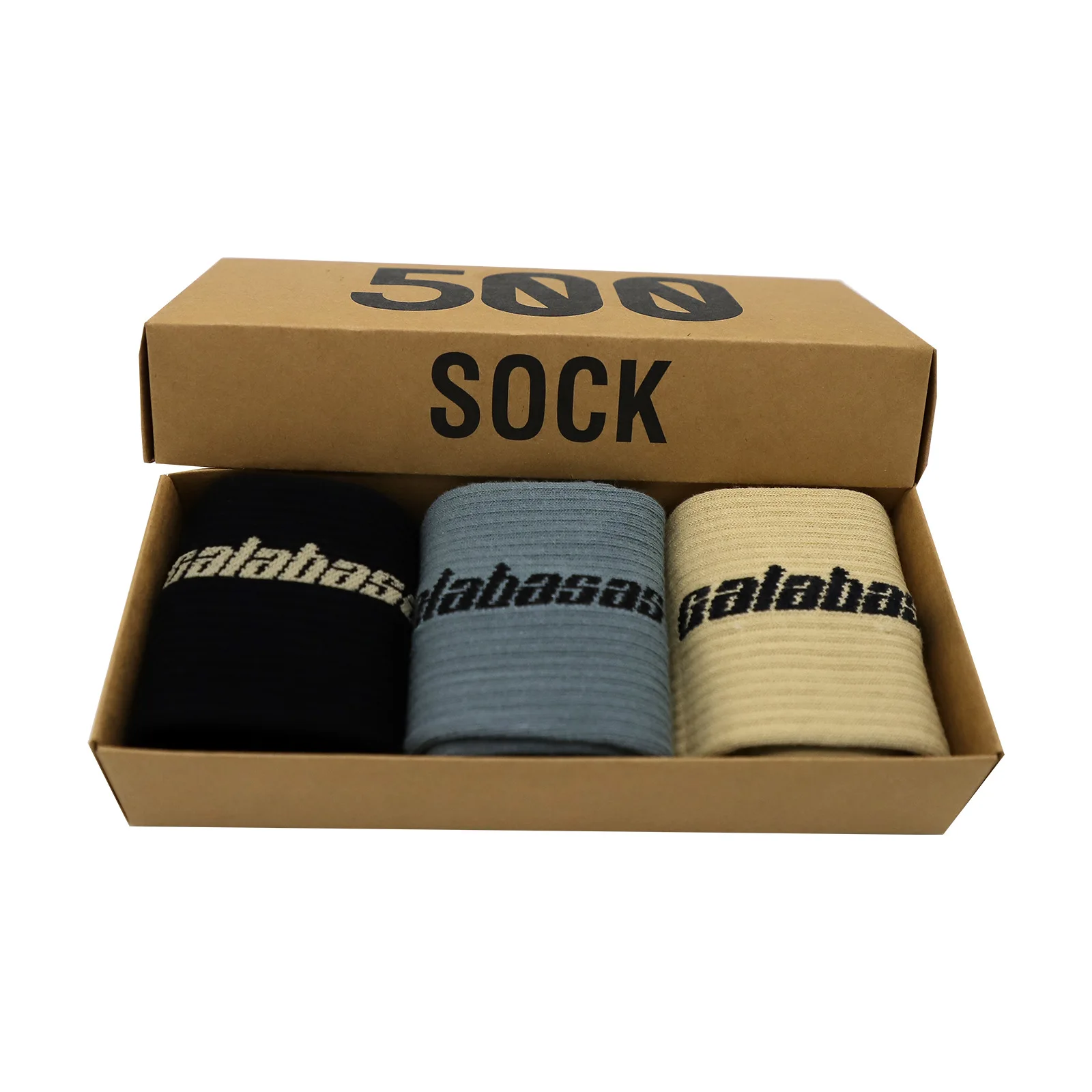 
Wholesale sock Jacquard letters compression funny fashion mens women sport socks unisex custom logo design cotton sock 