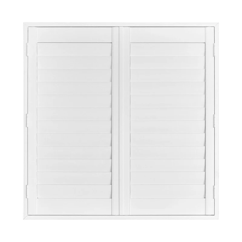 
PVC shutter plantation interior louver shutters suitable for all windows custom size 