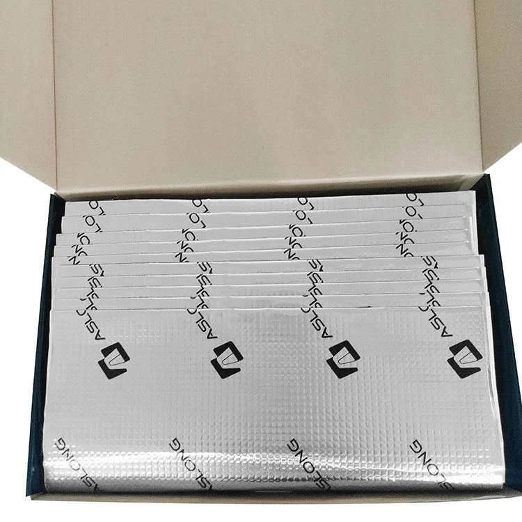 Звукоизоляционный бутиловый коврик 2 мм шумоподавление автоматический звукоизоляционный материал