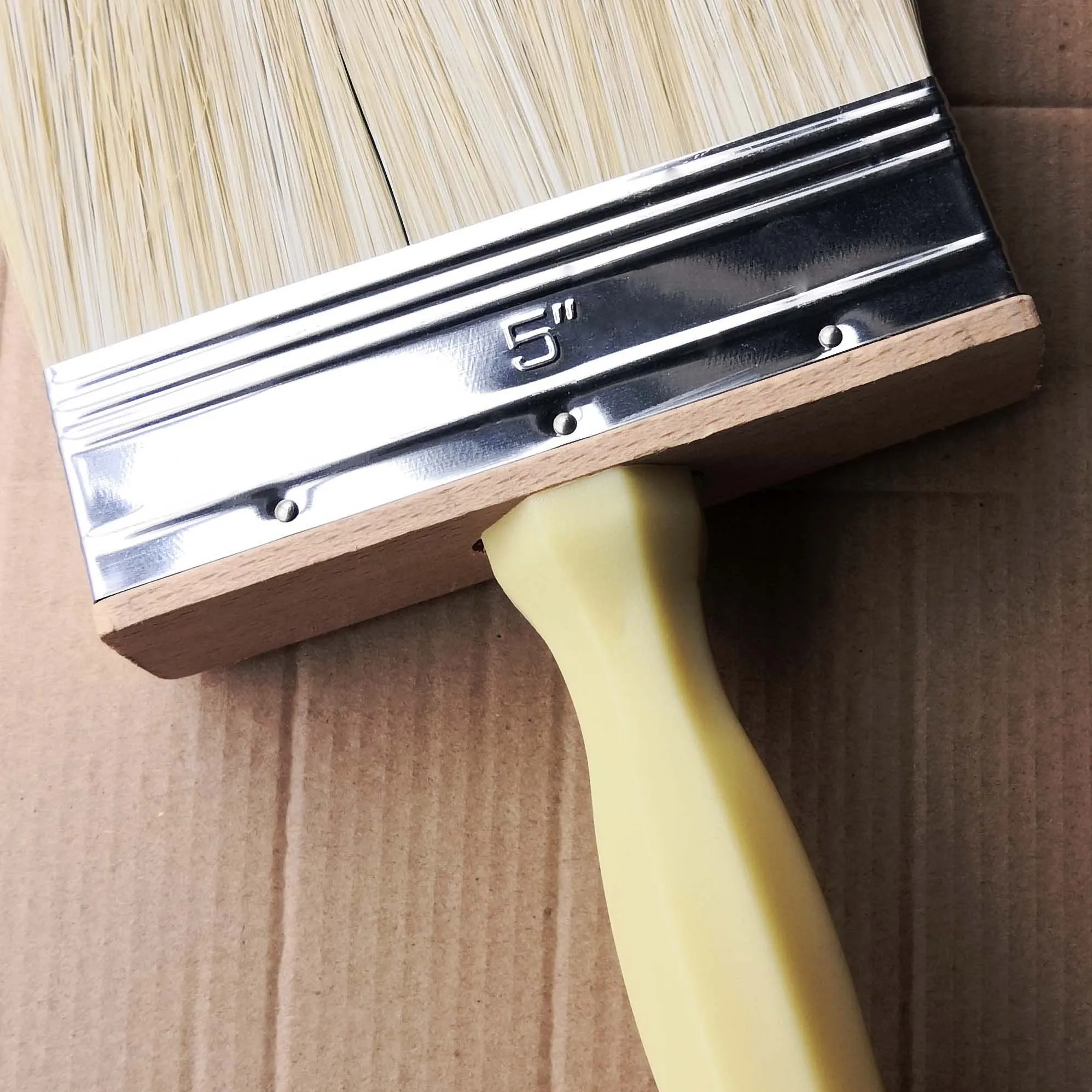 High quality Spot supply 5 inch Wholesale plastic handle wall paint brush