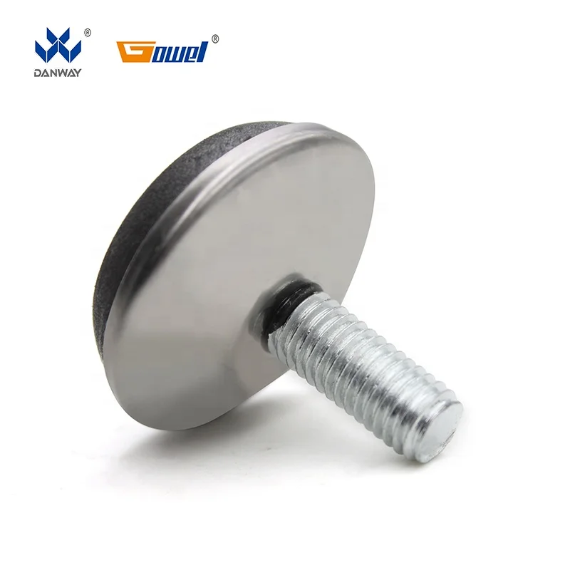 DWL-182 Wholesales Most Popular sliver color Metal Standard Quality Home Furniture Swivel Leveling Foot