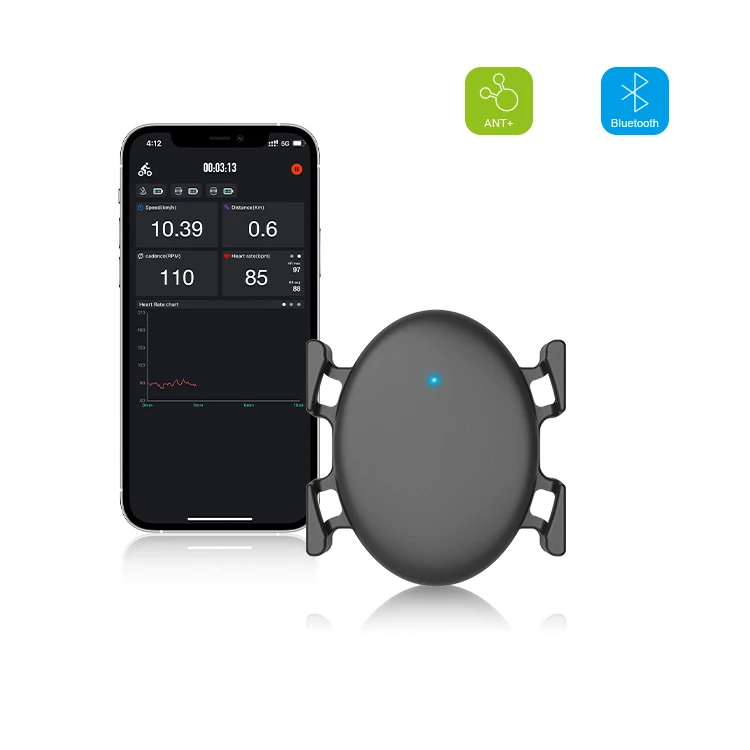 New and Fast Shipping Speed/Cadence Dual Mode Sensor Waterproof ANT+& BLE Bike Computer Speed Sensor