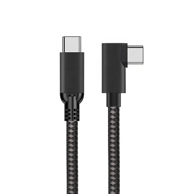 USB Type-C to 90 Degrees hd cable USB 3.1 Gen 2 C Cable Fast Charging 10Gbps usb data cable