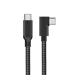 USB Type-C to 90 Degrees hd cable USB 3.1 Gen 2 C Cable Fast Charging 10Gbps usb data cable