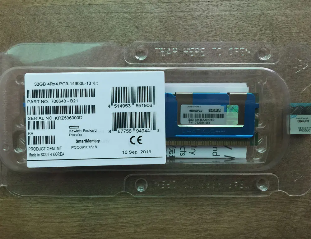 708643-B21 32 Гб PC3-14900 1866 МГц LRDIMM нагрузки снижена оперативная Память Dimm памяти для струйного принтера HP Proliant