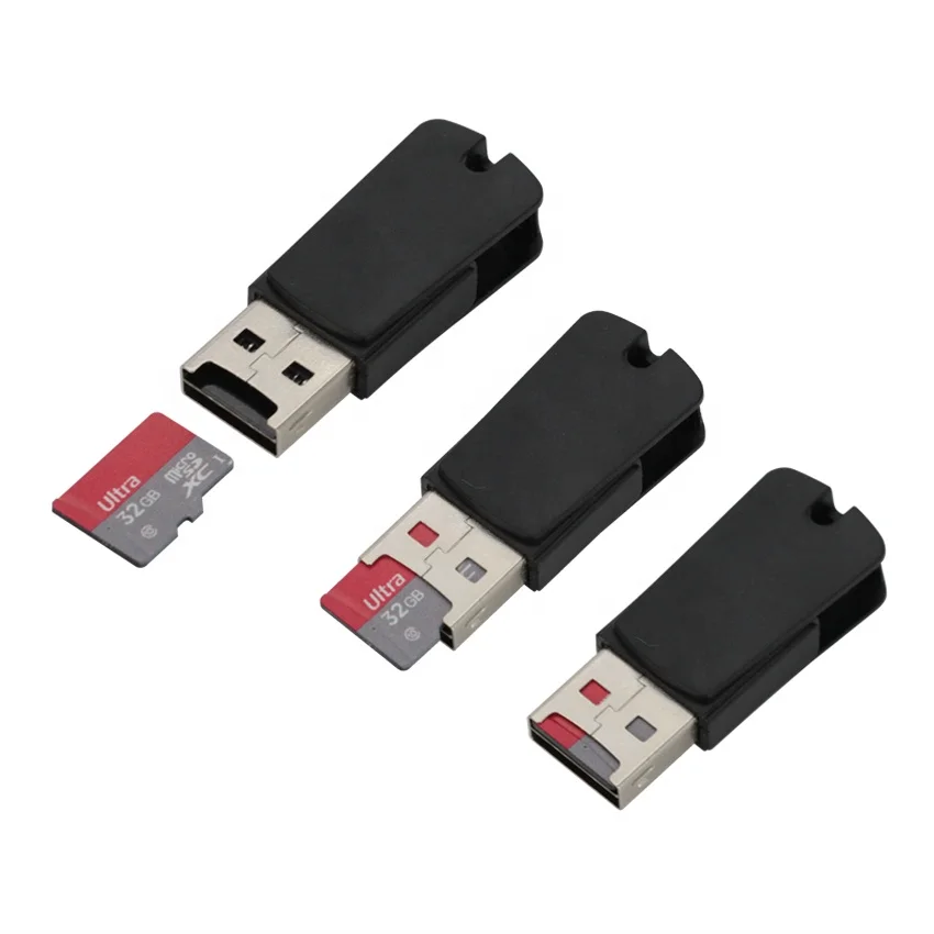  Мини Micro USB 2 0 OTG адаптер + SD TF кардридер для телефонов Android внешний
