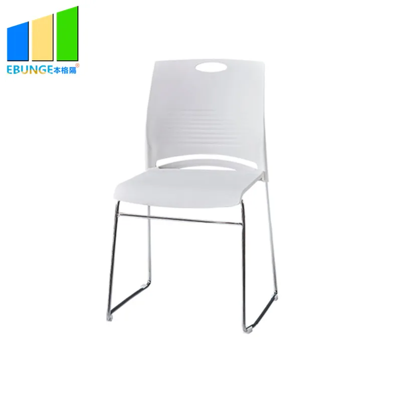 Office Visitor Chair Training Chairs Plastic Office Furniture Polypropylene PP Plastic Stackable Office Chair
