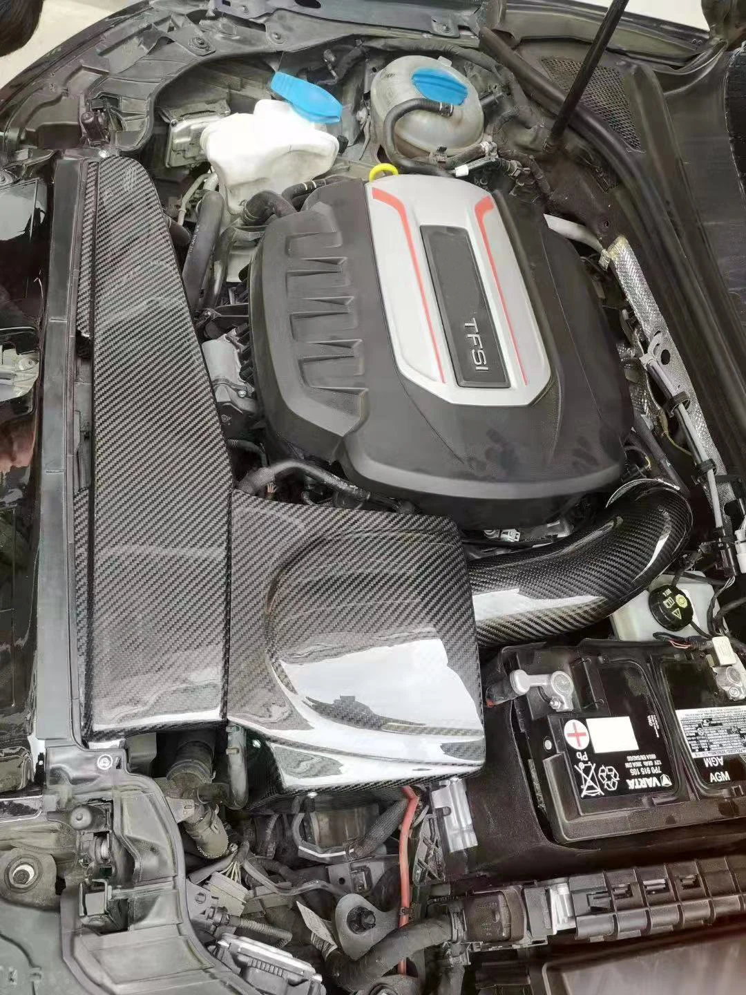 Углеродное волокно для audi s3 golf mk7/7 5 2 0 t