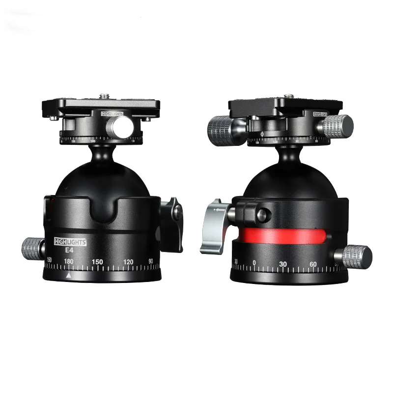 Aluminum Professional Camera Tripod Ball Head Tripod Panoramic Head Ballhead