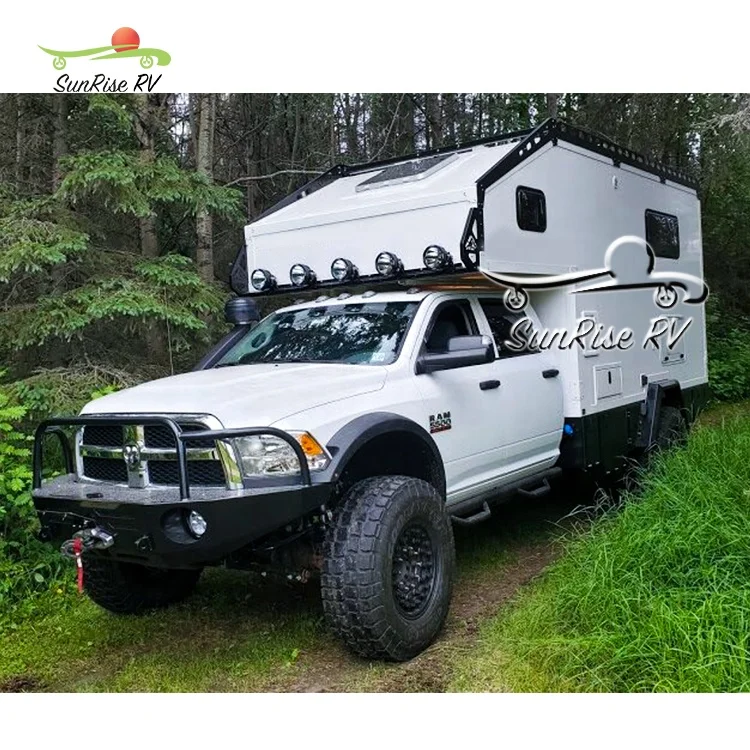 SUNRISE RV четырехколесные Кемперы небольшой грузовик с ванными комнатами Ford Maverick размер доступный всплывающий кемпер