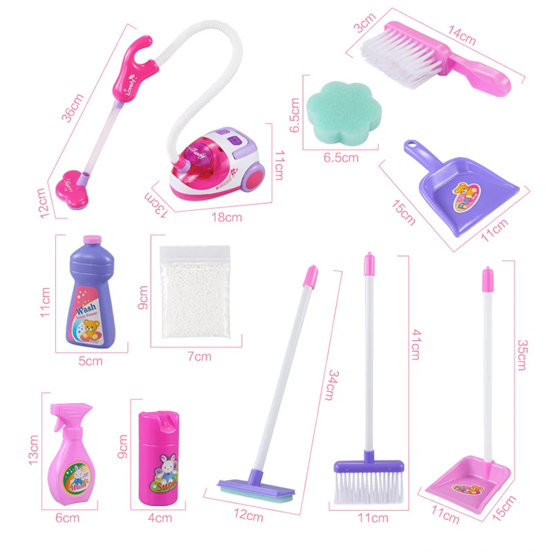 DIY Children cleaning toys Clean Cart Toys Pretend Play preschool Housework Cleaner Sanitary Ware Toys  for children