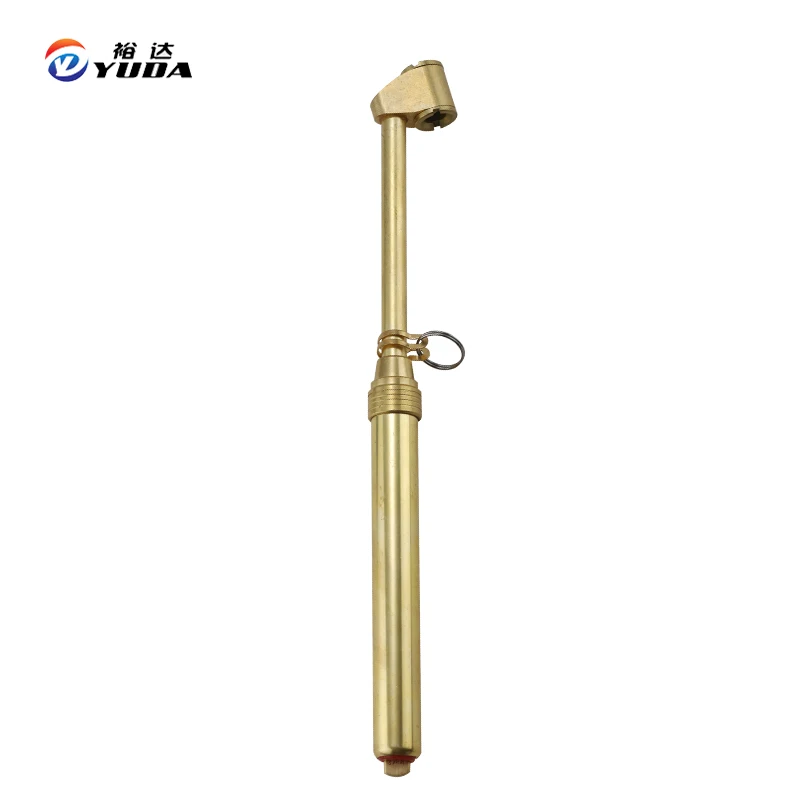 brass dual head heavy Pen tire gauge of 0-160 psi sprayer pressure gauge