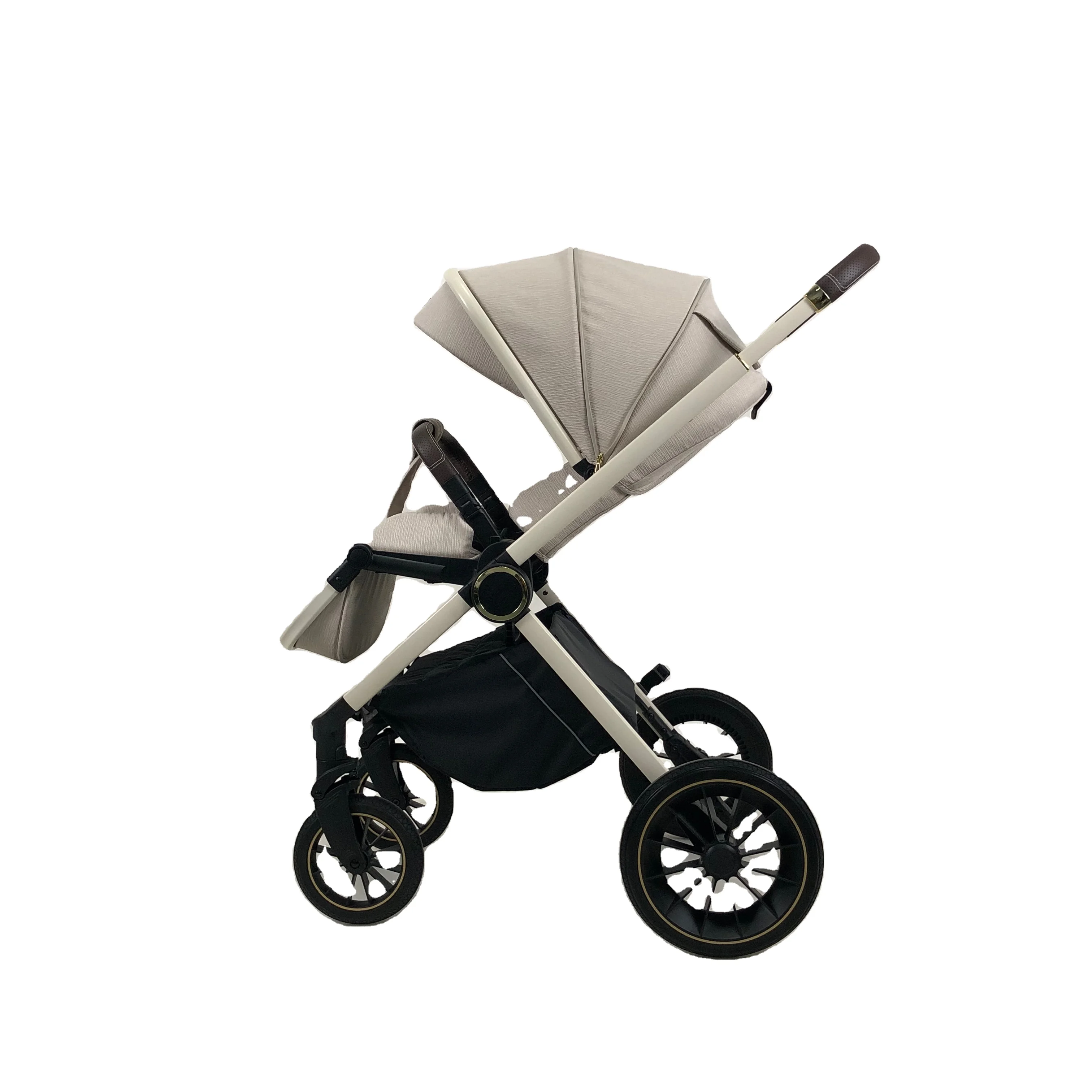 Coches Para Bebes. Luxury Carriage Stroller Baby 3 In 1 Kinderwagen Foldable Baby Stroller Pram 3 In 1 With Car Seat