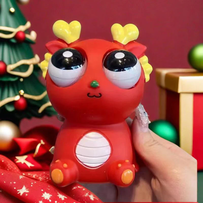 Hot Selling Unisex Googly Eye Dragon Doll Creative Pop Eye Pinch Decompression & Anxiety Relief Toy