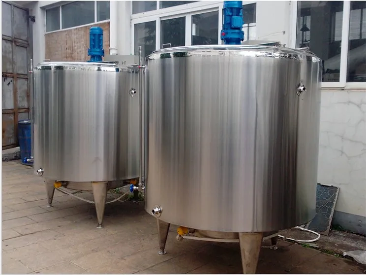 Ice cream plant use aging tank from 50L to 10000L