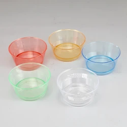 Hot Sale 130ml 4.39 oz custom logo pattern Round disposable Plastic Dessert Cups