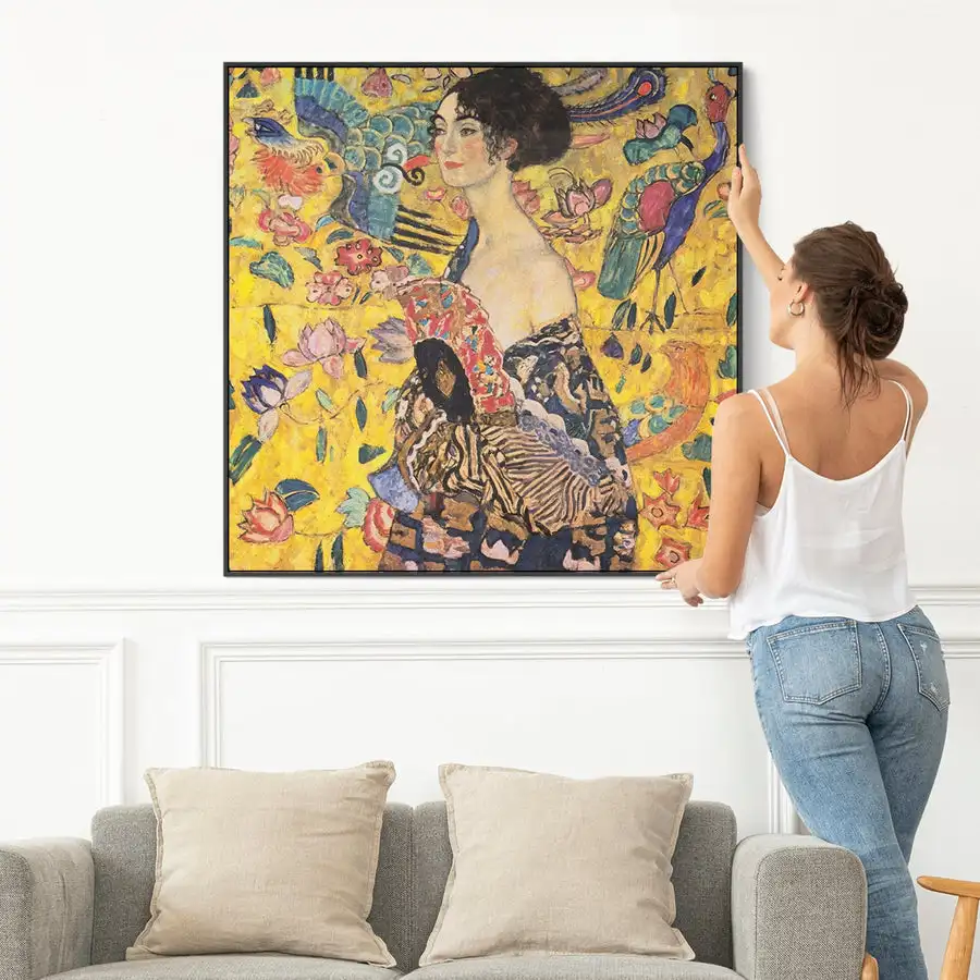 100% Hand Painted Customized Picture Abstract Canvas Wall Art Large Framed Handmade Acrylic Famous Oil Painting Reproduction