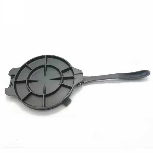 WZ CAST IRON COOKWARE -FACTORY PRICE Pre-seasoned Tortilla Press Tortilla Maker double sided 8 inch cast iron tortilla press