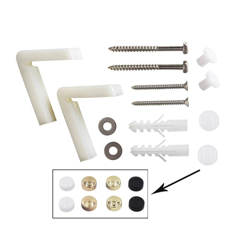 Manufacturer Toilet Floor side Fixing Bolts Stainless Steel  WC toilet Mounting Bolts Screws