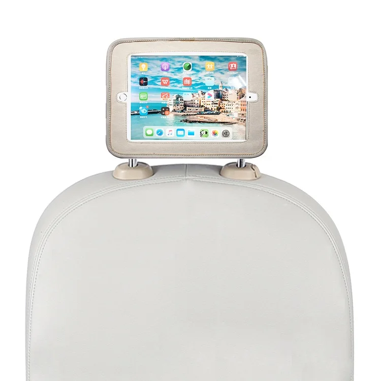 
2 in 1 Fabric Rear view Car Back Seat Baby Mirror with Backseat Ipad holder 
