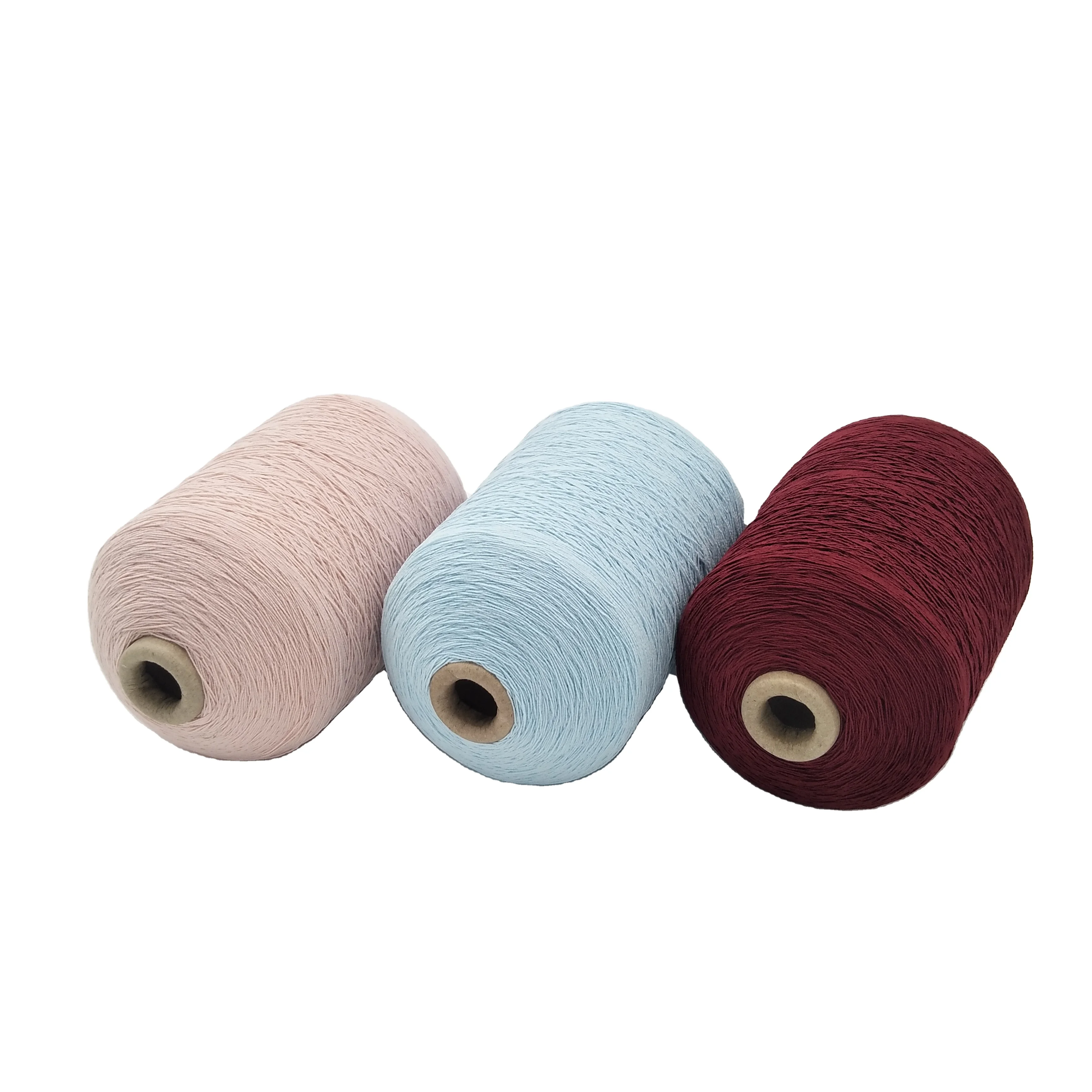 Высокопрочная 90 #/75/75 полиэфирная DTY резиновая пряжа для вязания носков