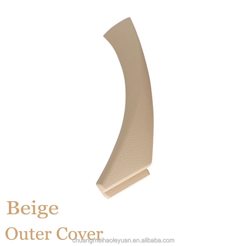 Car Inner Handle Interior Door Panel Pull Trim Cover Gray Beige Black left Right For BMW 3 series E90 E91 316 318 320 325 328