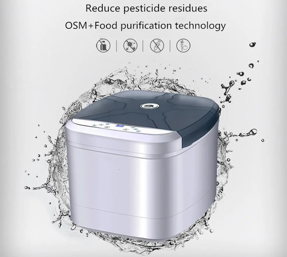 Hot Selling  Household DC 12V Adapter Home Use  High Frequency 15w Ozone Fruit And Vegetable Washer