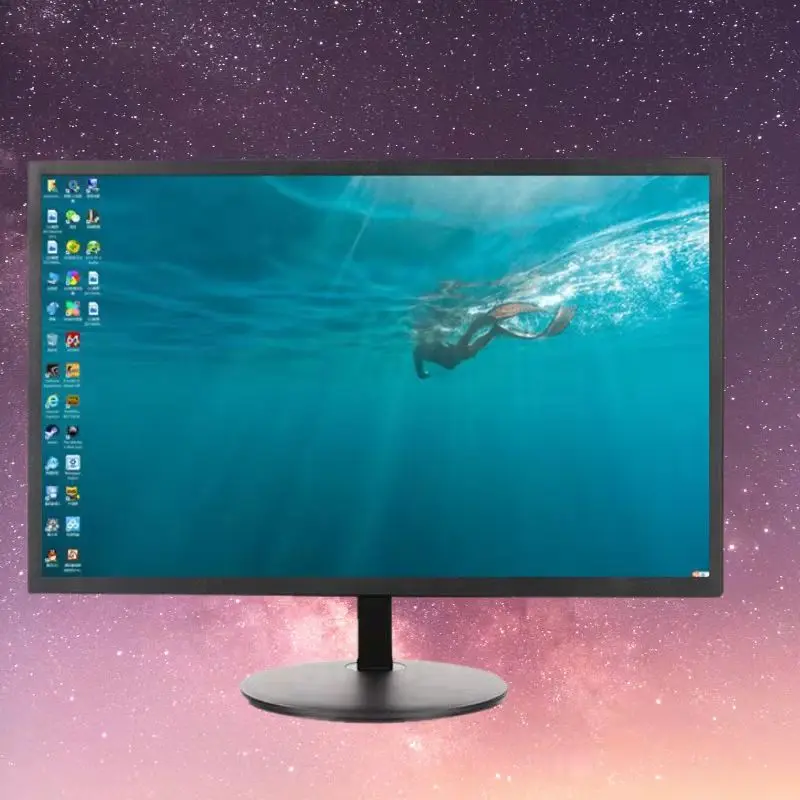 19 inch HD light computer display multifunctional display connected to desktop computer monitoring display