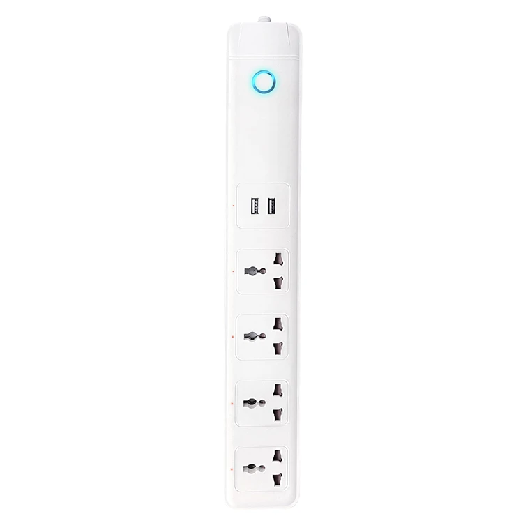 
New Product Many 10A Tuya Wifi Smart Extension Socket UK Plug 3 AC Outlets and 2 USB Ports Power Strip 