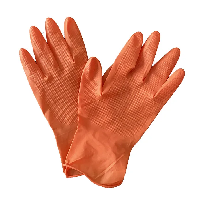 Durable and Latex-Free Diamond Texture Nitrile Gloves