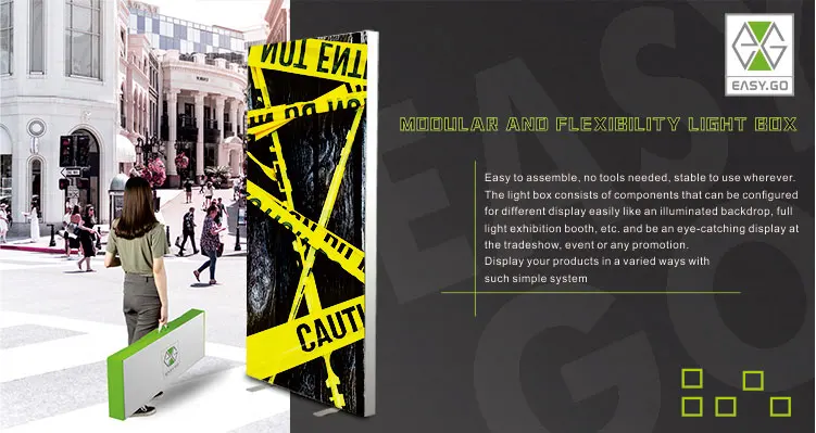 Light Box Fabric Modern Sign Aluminium Profile For Different Firm Structure Seg Extrusions Removable  Combine Led Lightbox Walls