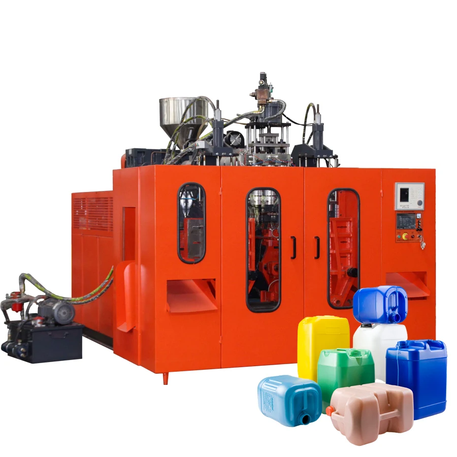 automatic HDPE PP 20L making machine  plastic jerry can extrusion blow molding machine