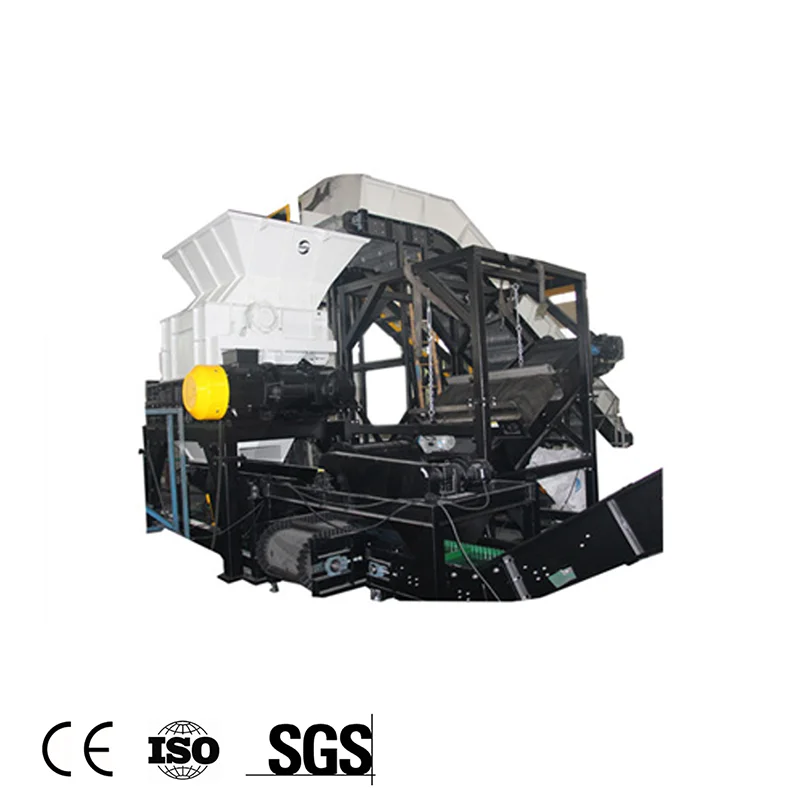 Fiber Wood Crusher Wet Tree Branch Pulverizer Industrial Shredder Machine /Tire crusher