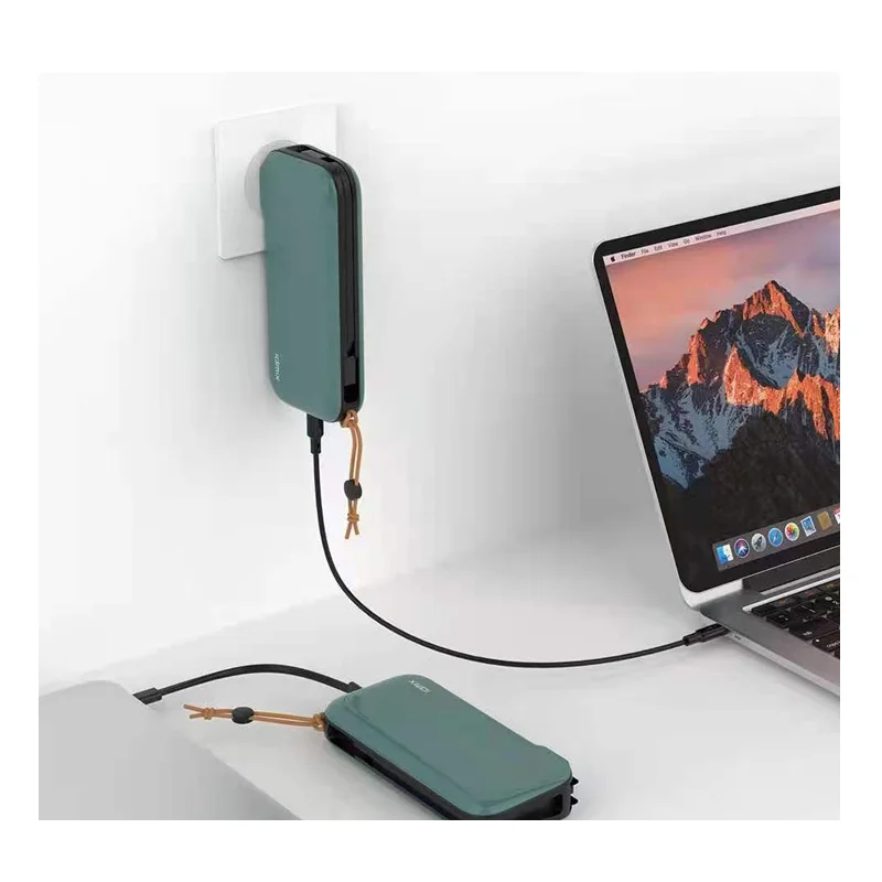 
IDmix Mr Charger power bank with cable with plug Gan Gallium Nitride 65W fast charging treasure three-in-one 20000 mAh 