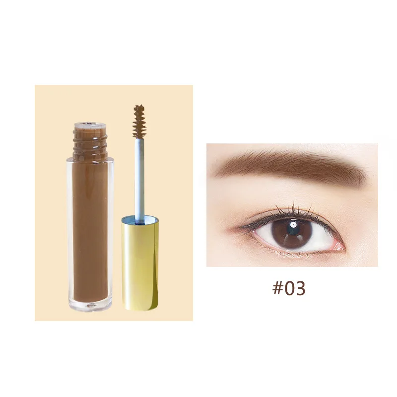 3d Waterproof eyebrow setting gel  custom private label eyebrow with brow gel best transparent gel for eyebrows