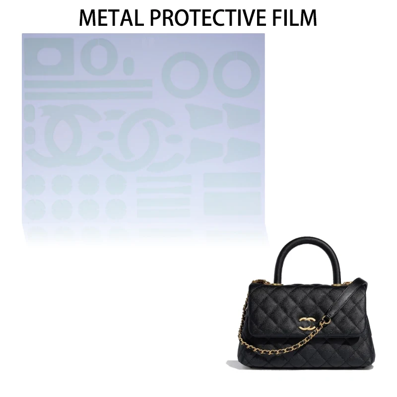 Bag hardware film is suitable for COCO HANDLE handbags, used to protect the metal rings and metal buckles of handbag accessories