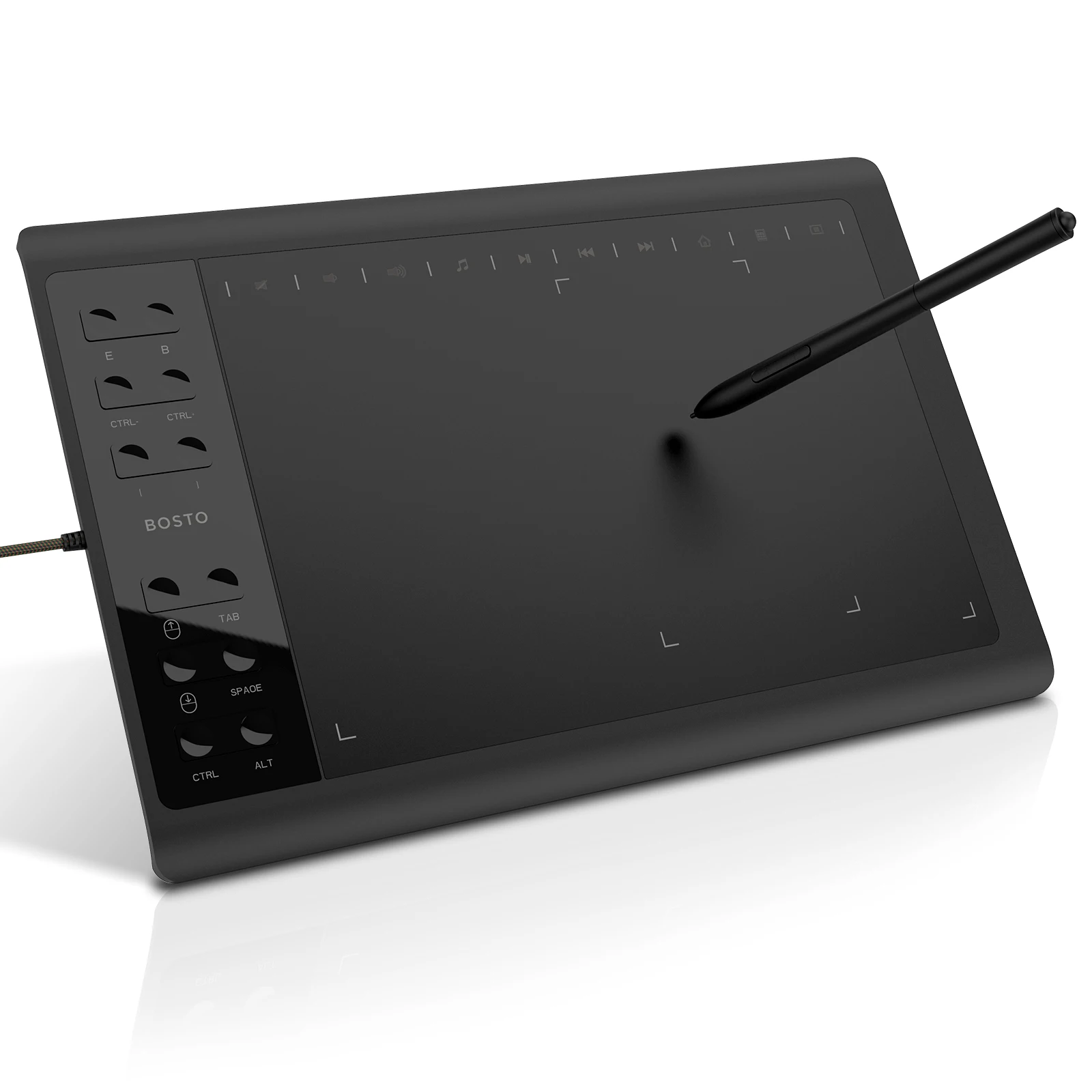 OEM professional design 8192 levels electronic battery free digital pen handwriting drawing graphic tablet