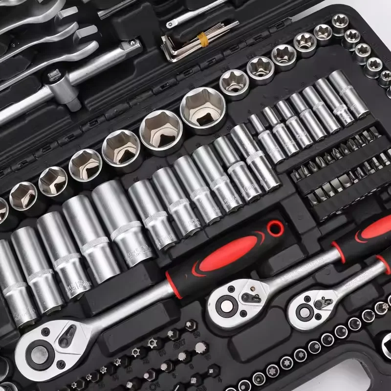 216pcs Combination Spanner Box Profession Tool Socket Set Multifunction Wrench Kit For Car Repair Other Hand Tools Sets