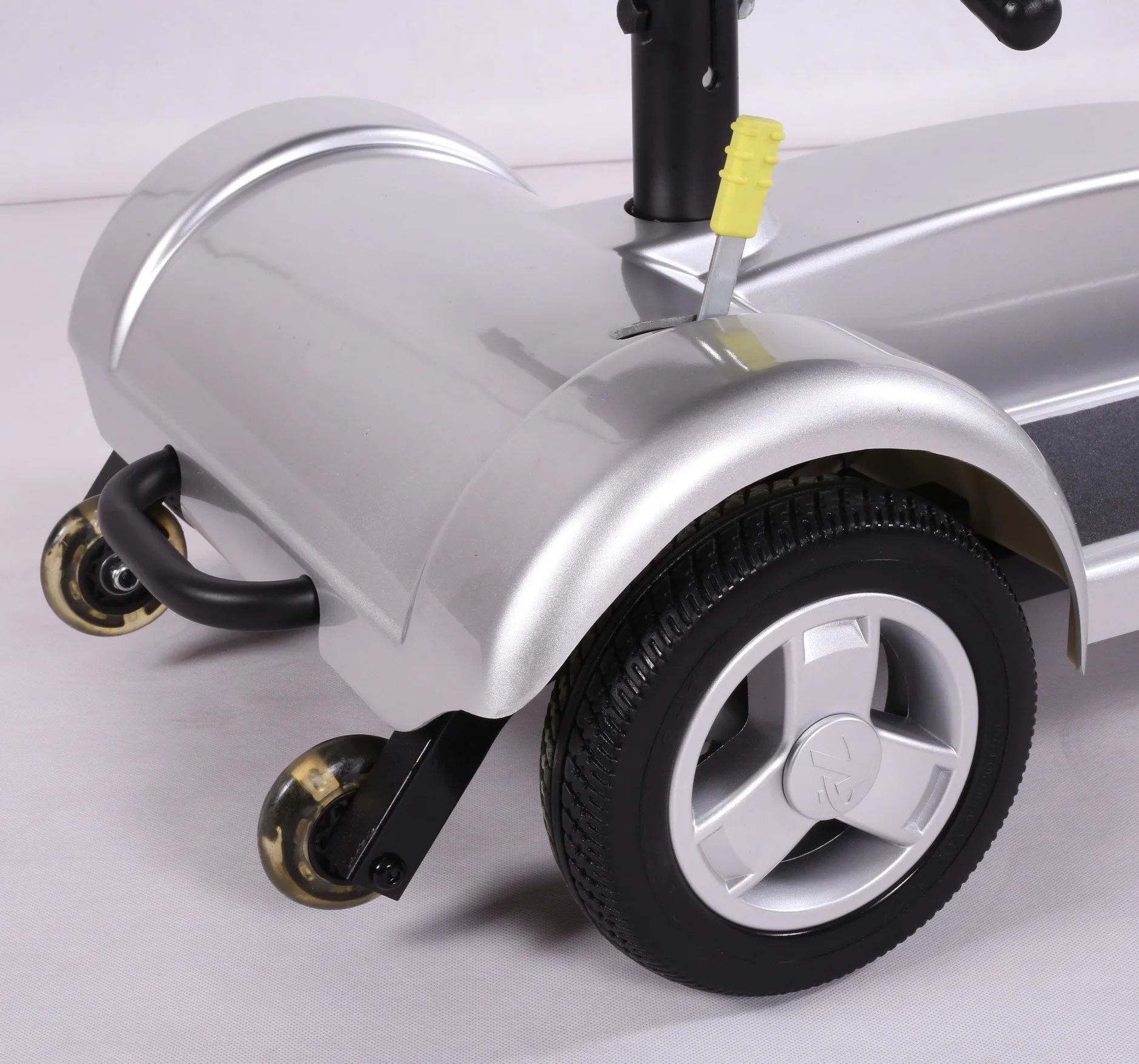 Mini electric foldable scooter mobility with four wheels