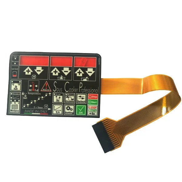 flexible PCB FPC IP65 waterproof membrane switch