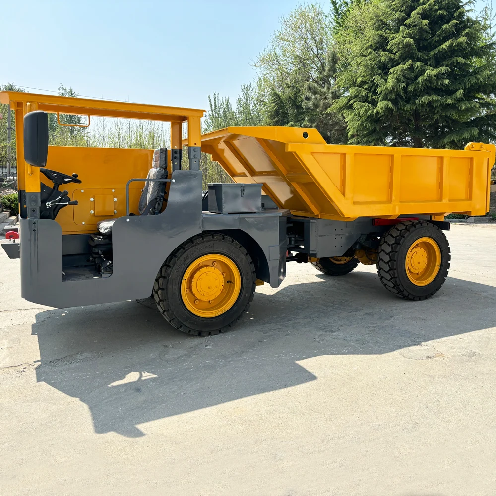 gold ore transportation 4x4 mining underground dump truck four-wheel drive agricultural vehicle track