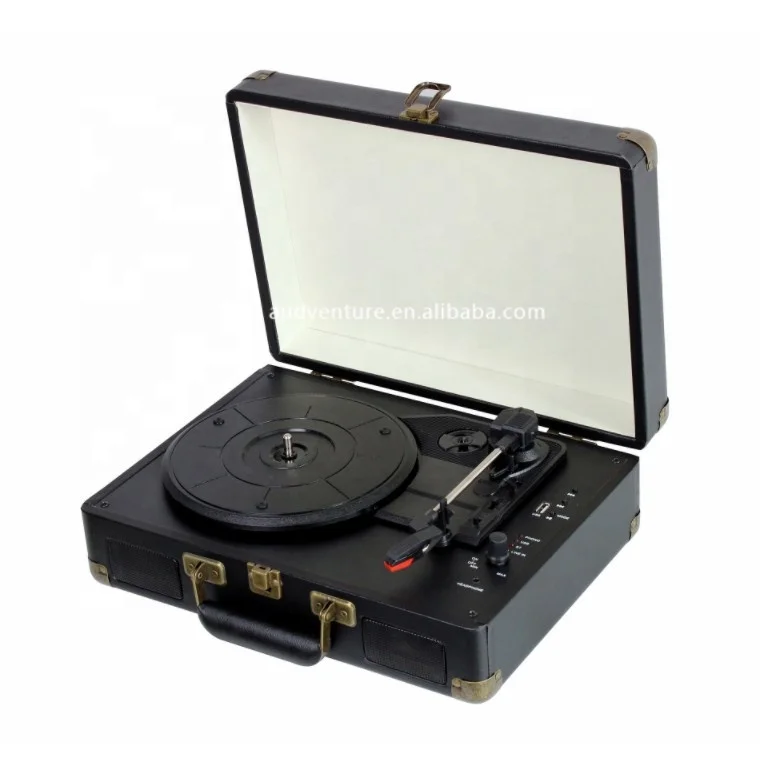Fashionable and popular portable electric record player with wholesale price