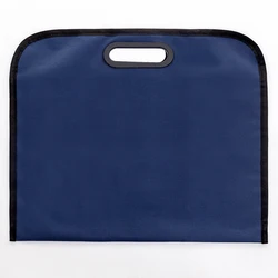 Waterproof functional storage double layer thickness school office certificate document file document bag