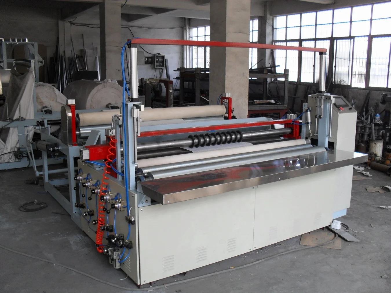 ZL-R(1850) Nonwoven perforating, slitting & rewinding machine