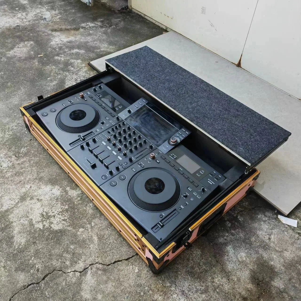 Индивидуальный пионер OPUS QUAD mixer дисковый проигрыватель специальная авиационная алюминиевая коробка с колесами и ручками