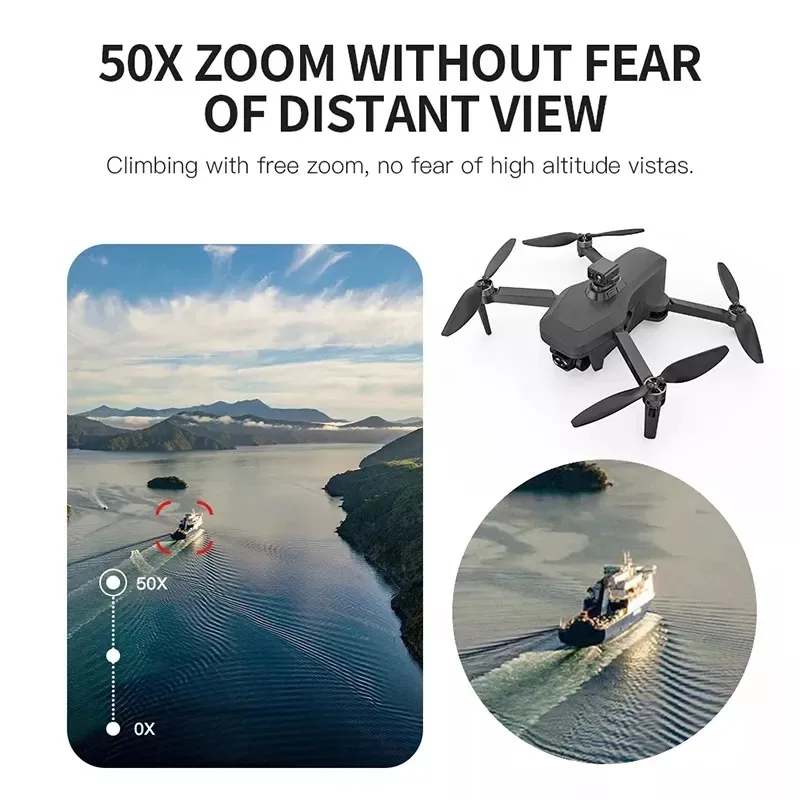 New RC Drone 193MINI S Brushless Quadcopter GPS 360 Degree Obstacle Avoidance Automatic Return Follow Me 4K Drone Airplane