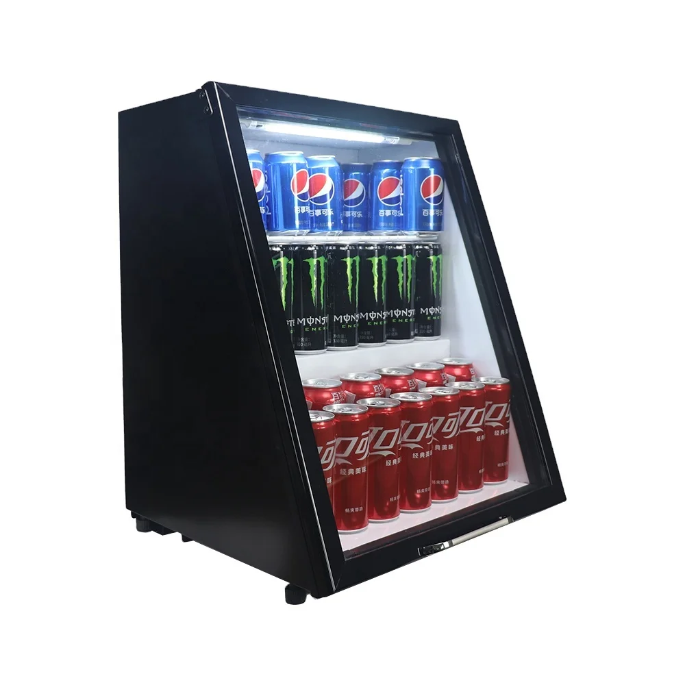 Table Top Beverage Mobile Cooler Commercial Display Refrigerator