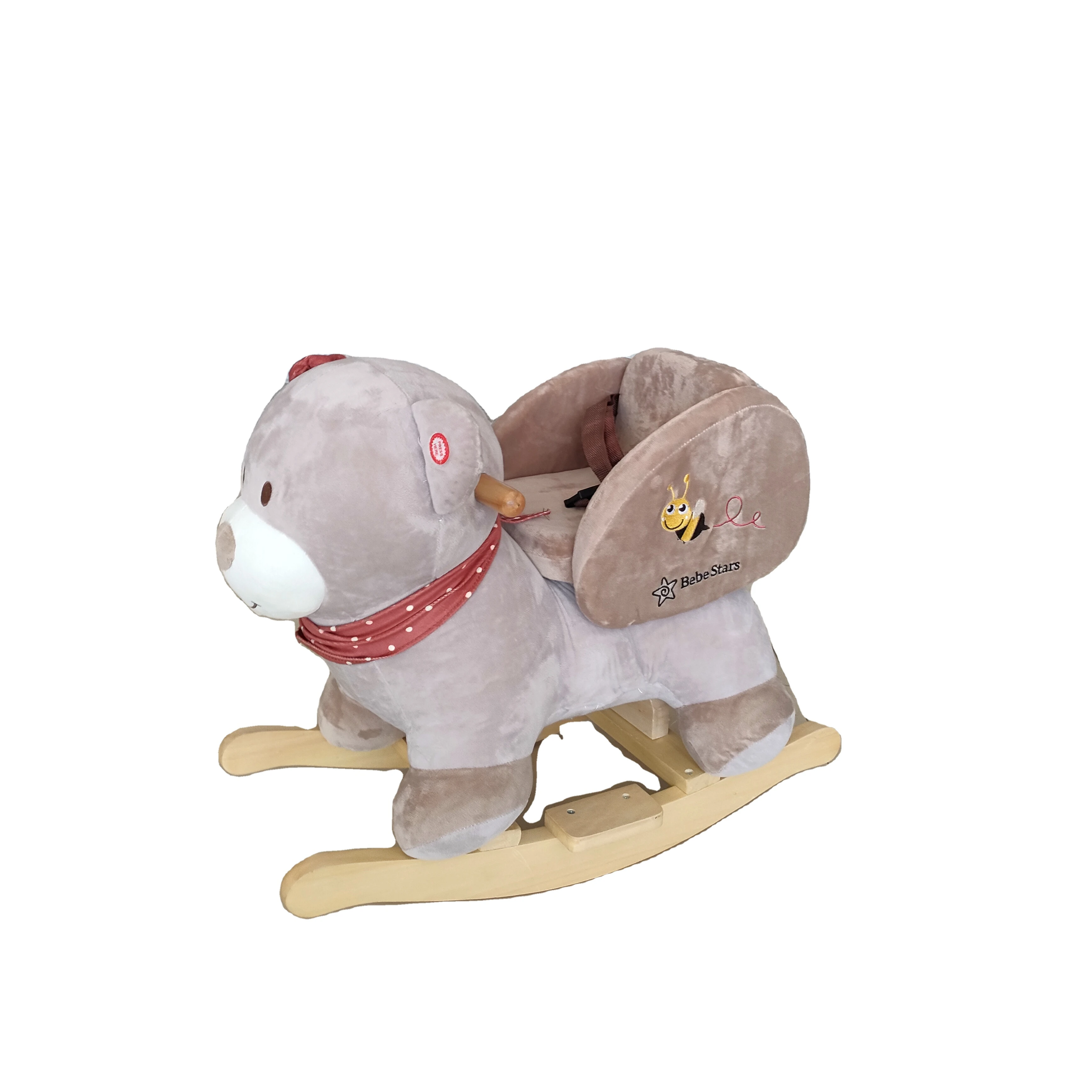 popular ride on animals toy with baby music sound, plush rocking chair for toddle
