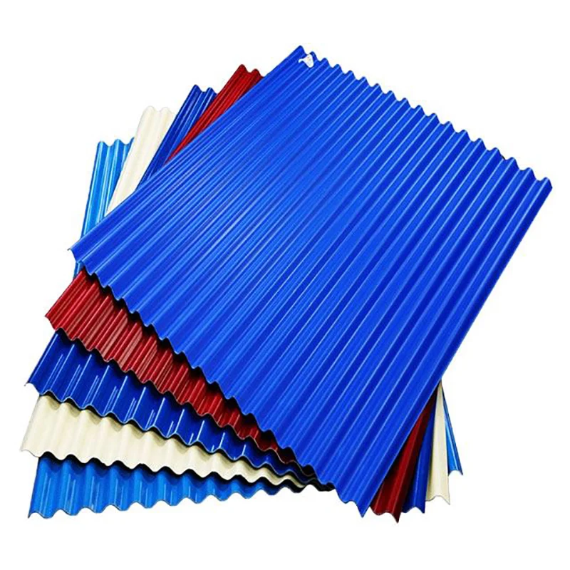 Roofing Iron Sheets Corrugated Prepainted Galvanized Steel Blue Color Coated Ppgi Metal Roof Sheets