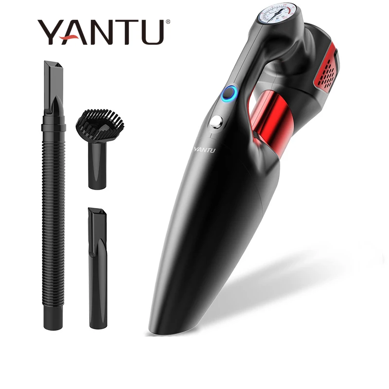 YANTU E05 портативный беспроводной 4 в 1 вакуумный очиститель воздуха для автомобиля с воздушный насос